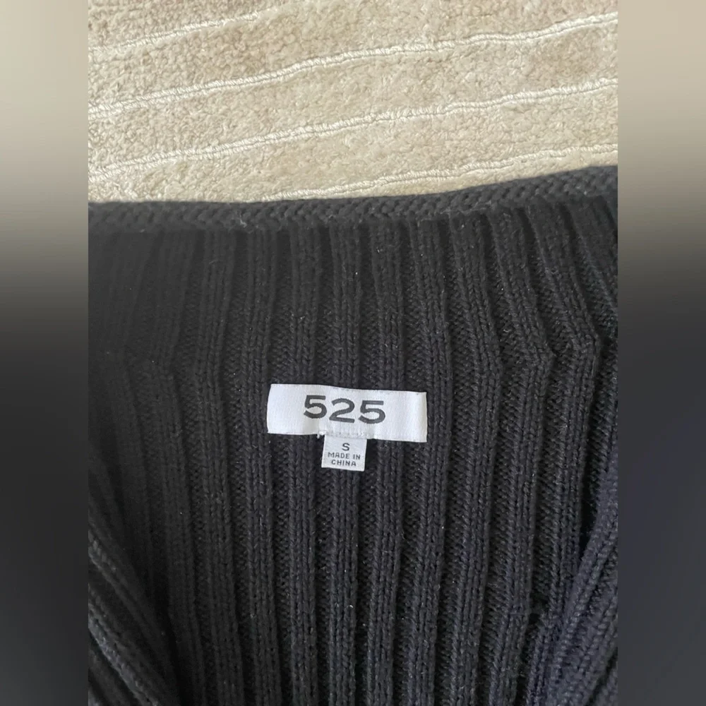 525 Ribbed Knit Zip Cardigan - Picture 5 of 7